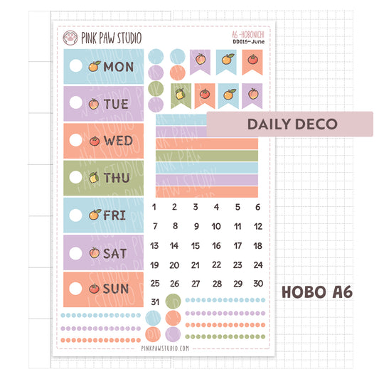 Daily Deco stickers - June