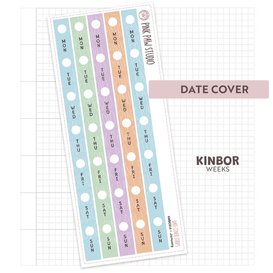 Kinbor Date Covers - January