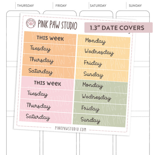 Date Covers - My Favorite Day (1.3" & 1.5")