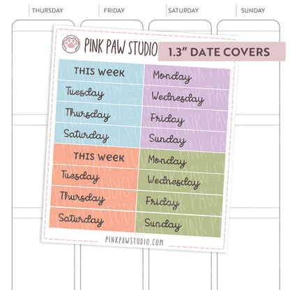 Date Covers - June (1.3" & 1.5")