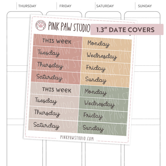 Date Covers - Haunted Library (1.3" & 1.5")