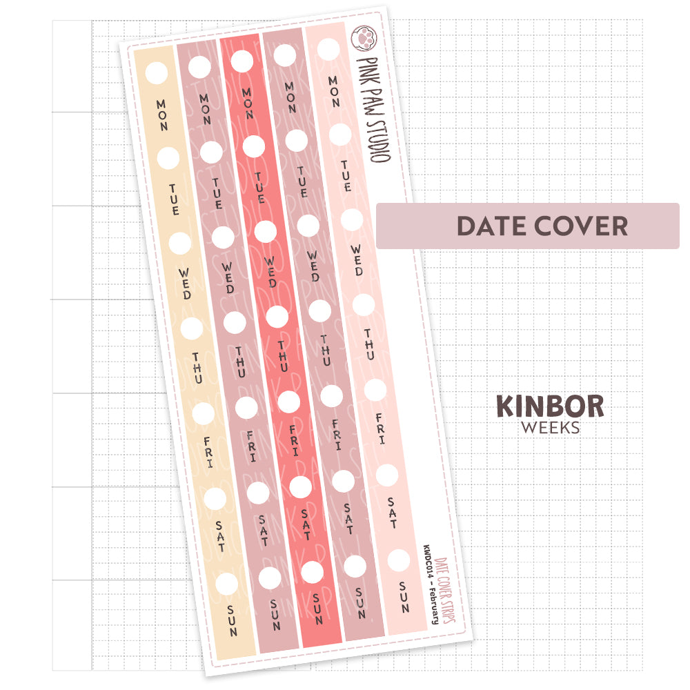 Kinbor Date Covers - February