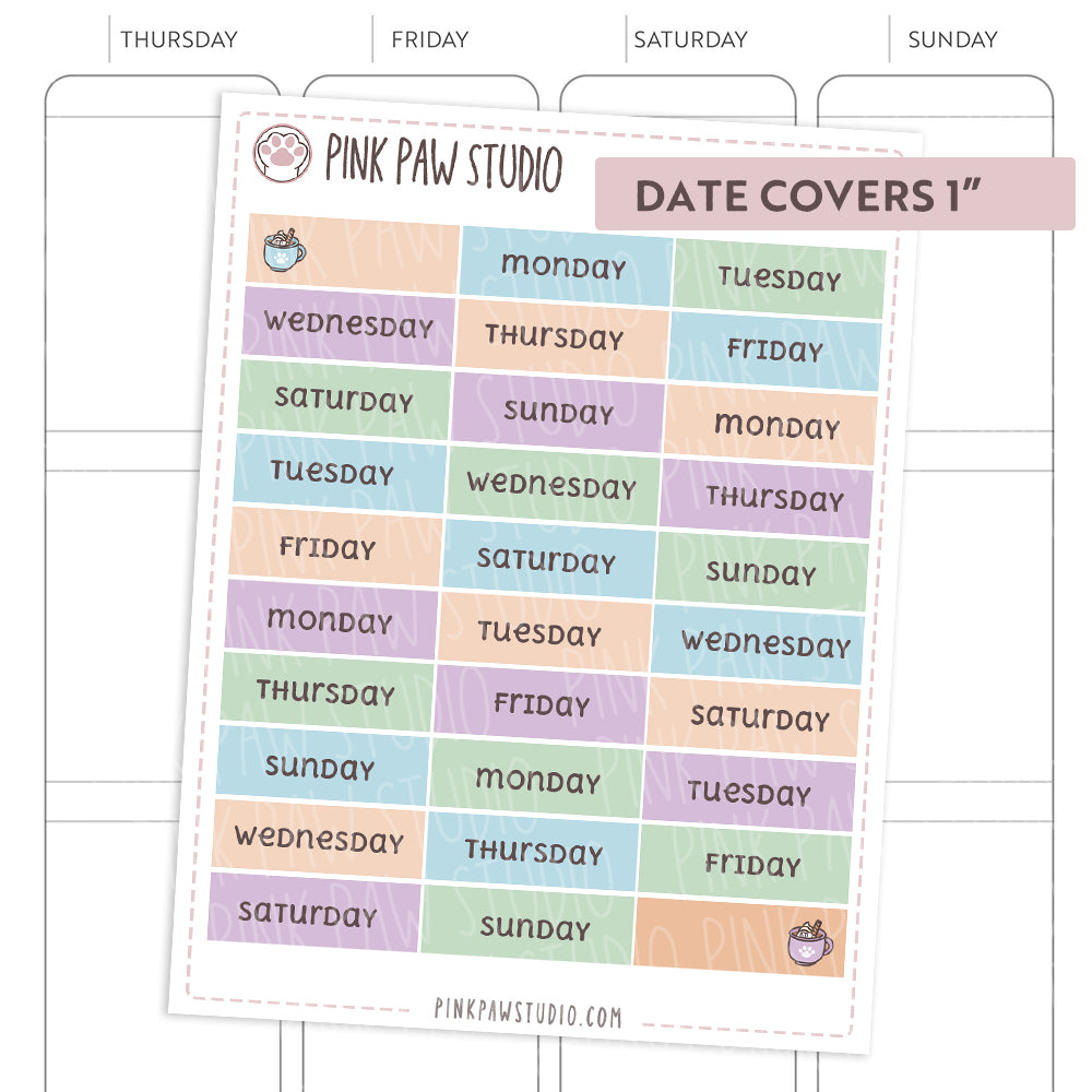 Date Covers 1" - January