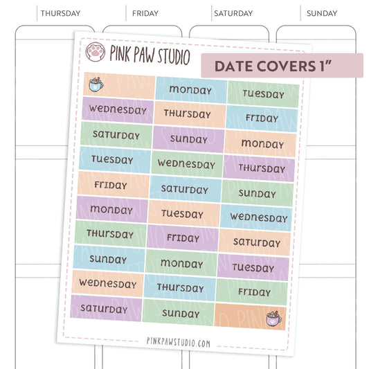 Date Covers 1" - January