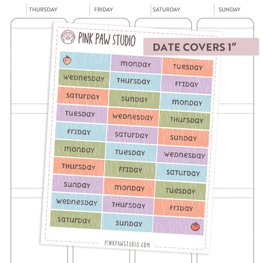 Date Covers 1" - June