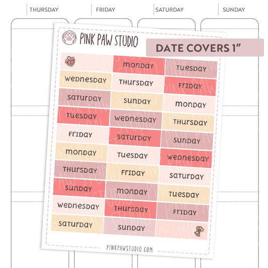 Date Covers 1" - February