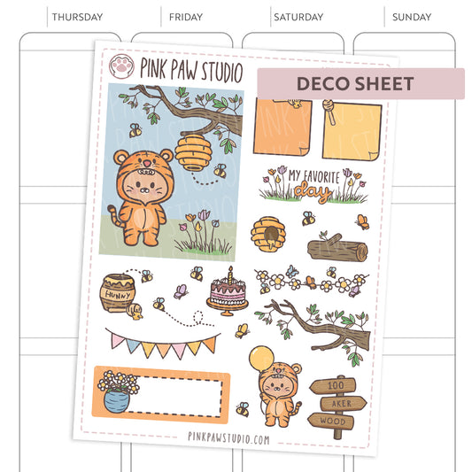 Deco sheet Tigger - My Favorite Day
