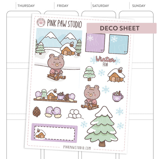 Deco sheet Bo - January