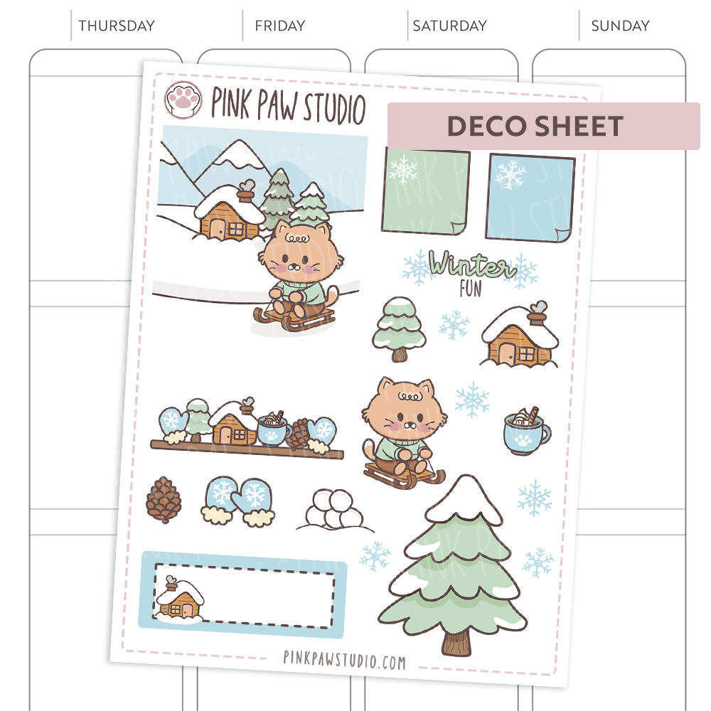Deco sheet Kato - January