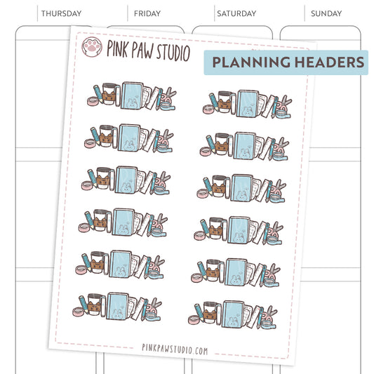 Planning Headers - Bonnie