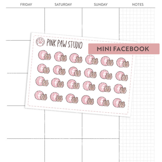 Mini Facebook Icon - Bo
