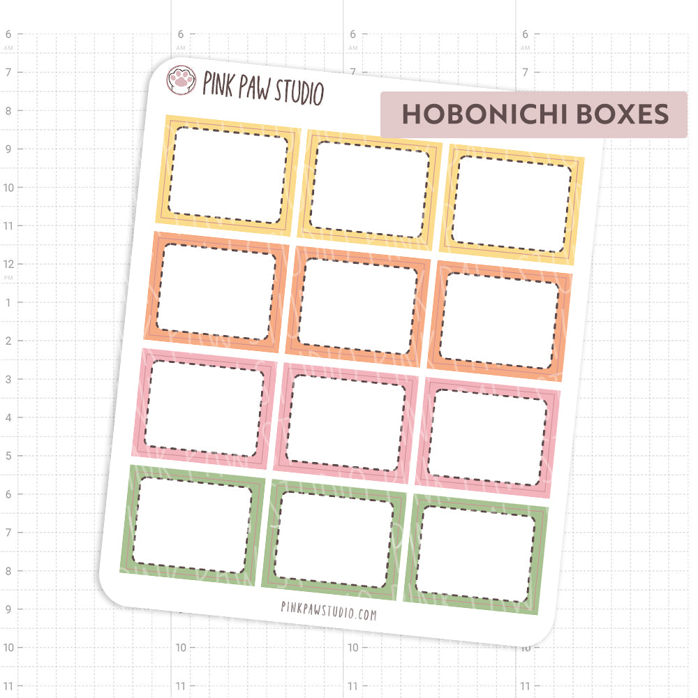 Hobonichi Cousin boxes - May