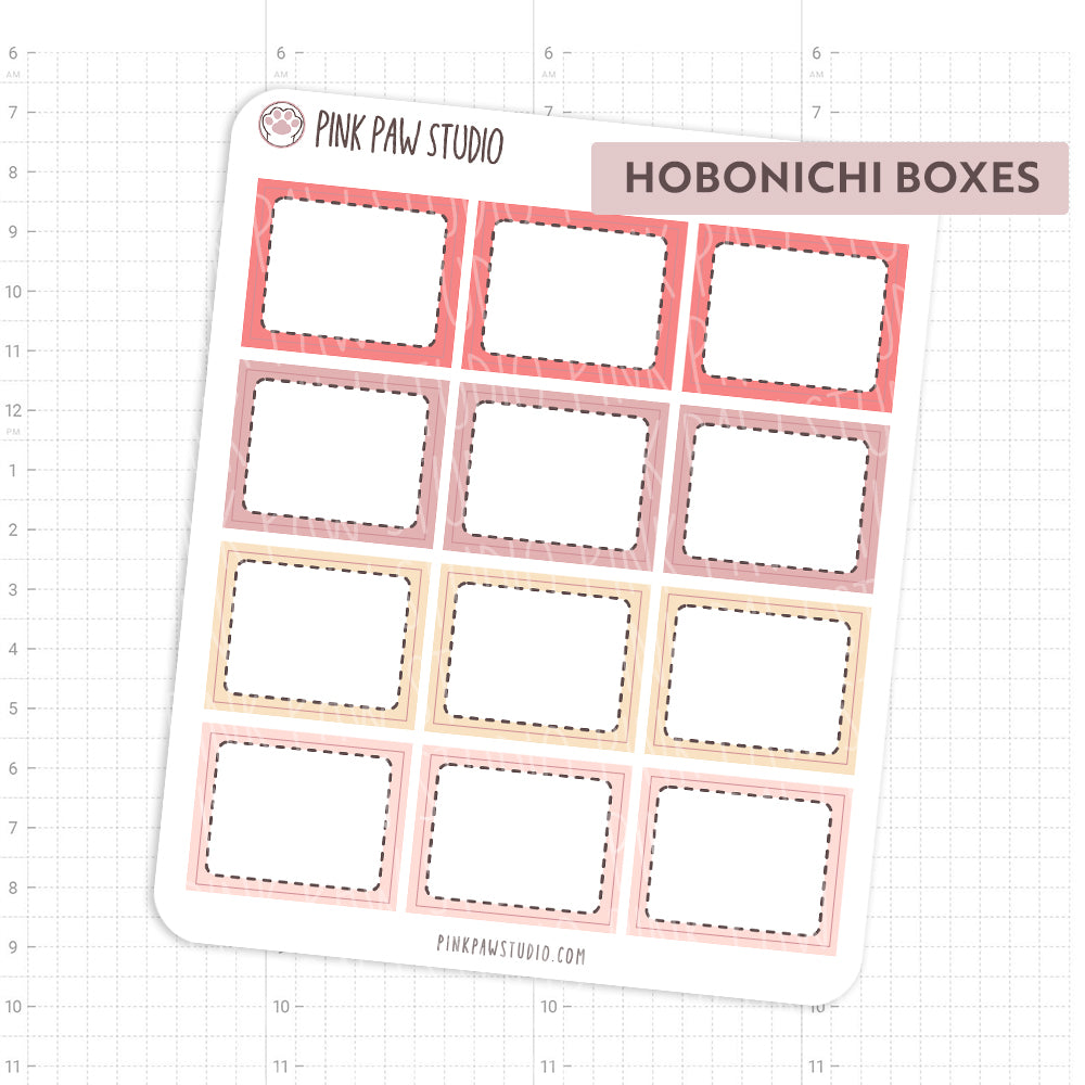 Hobonichi Cousin boxes - February