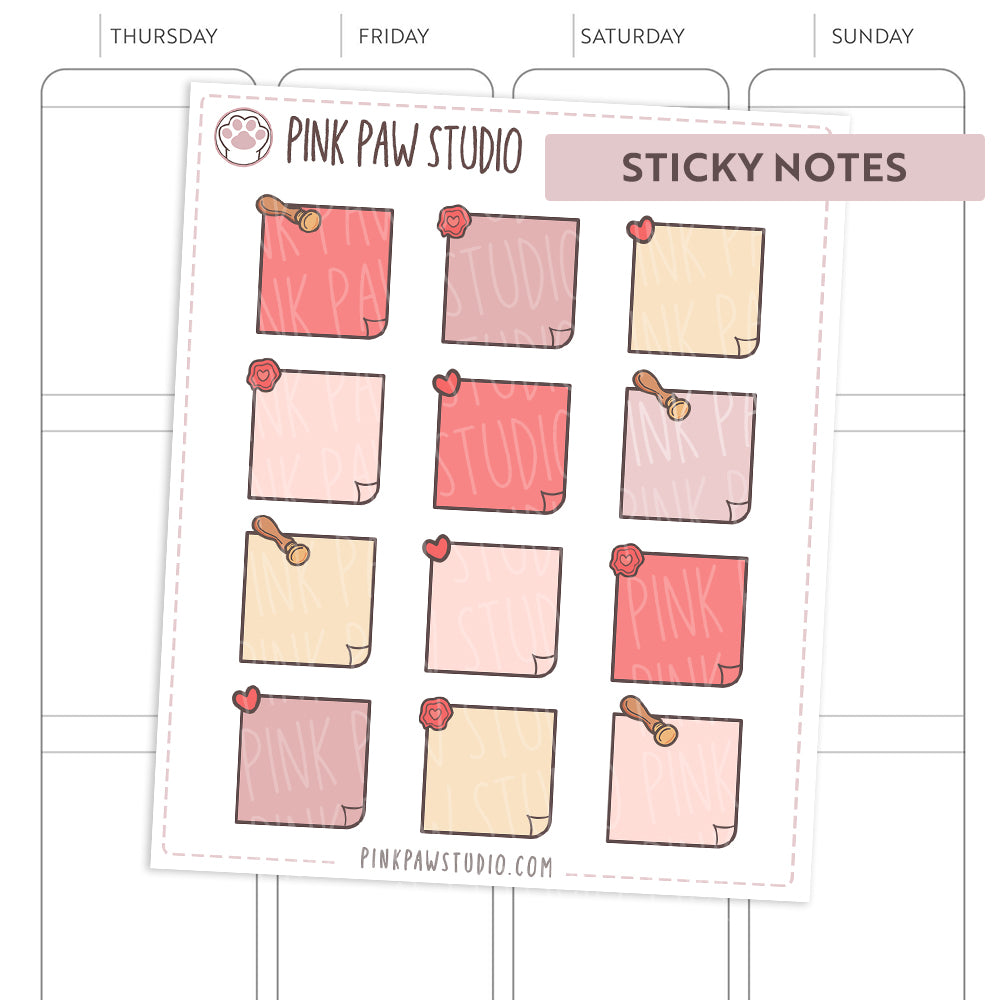 Sticky Notes - February