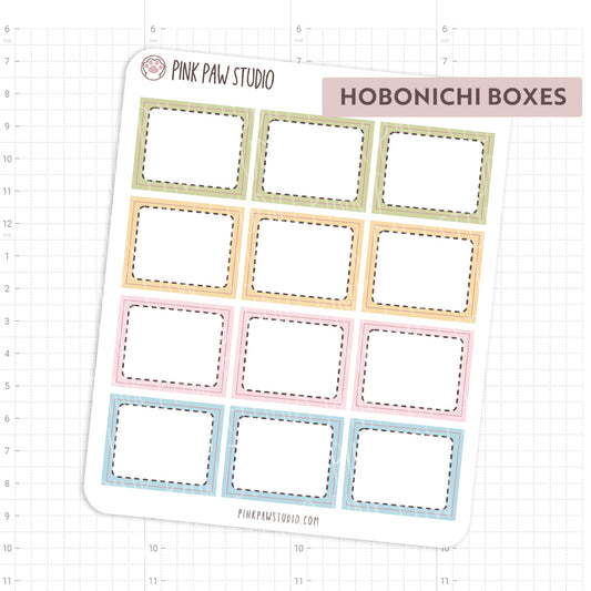 Hobonichi Cousin boxes - March