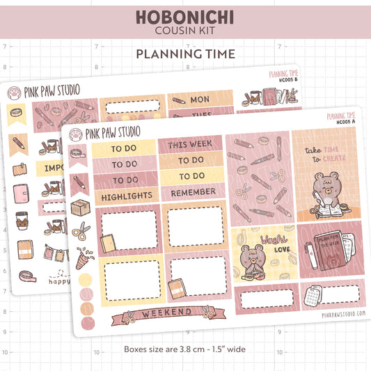 Planning Time Hobonichi Cousin Kit