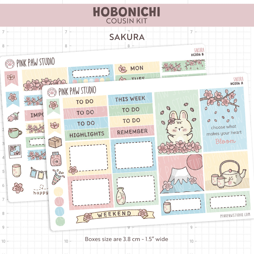 Sakura Hobonichi Cousin Kit