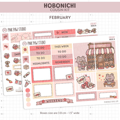 Hobonichi Cousin Kit - February