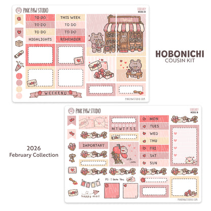 Hobonichi Cousin Kit - February