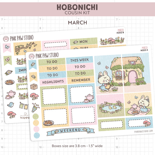 Hobonichi Cousin Kit - March