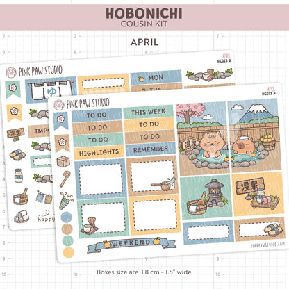 Hobonichi Cousin Kit - April