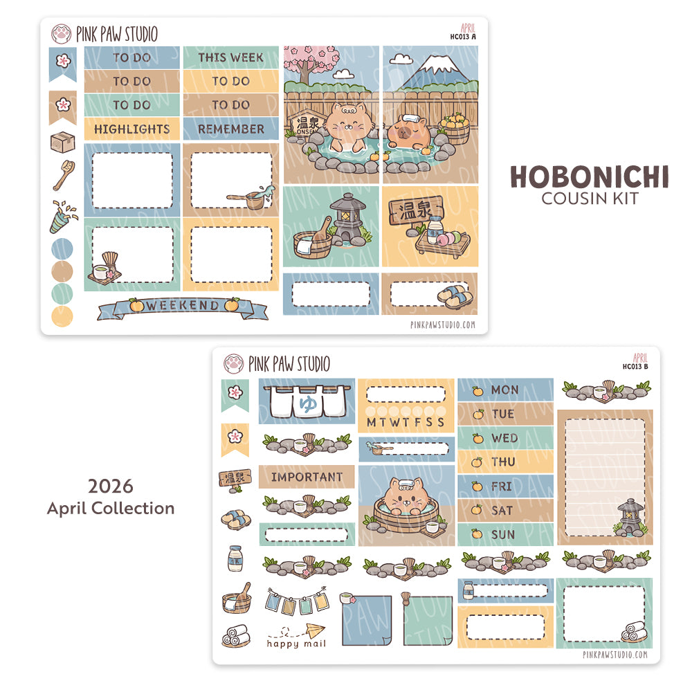 Hobonichi Cousin Kit - April