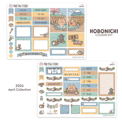 Hobonichi Cousin Kit - April