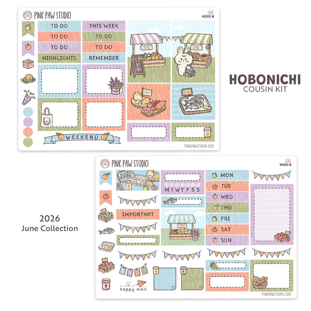 Hobonichi Cousin Kit - June