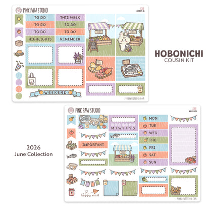 Hobonichi Cousin Kit - June