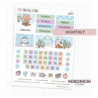 Hobonichi Cousin Monthly- January