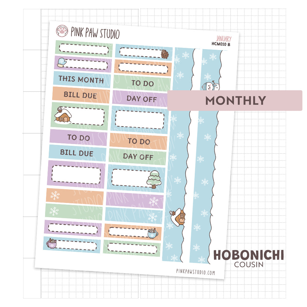 Hobonichi Cousin Monthly- January