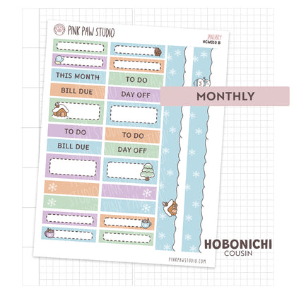 Hobonichi Cousin Monthly- January