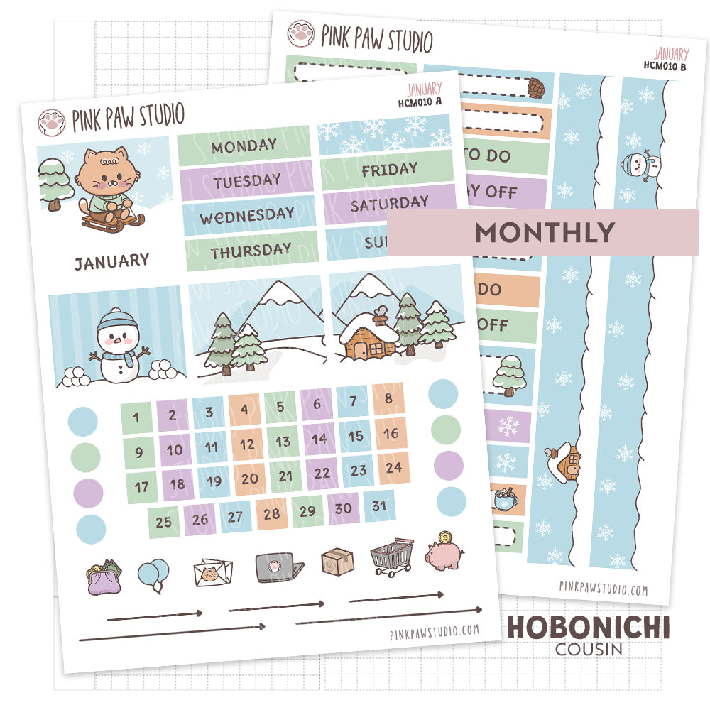 Hobonichi Cousin Monthly- January