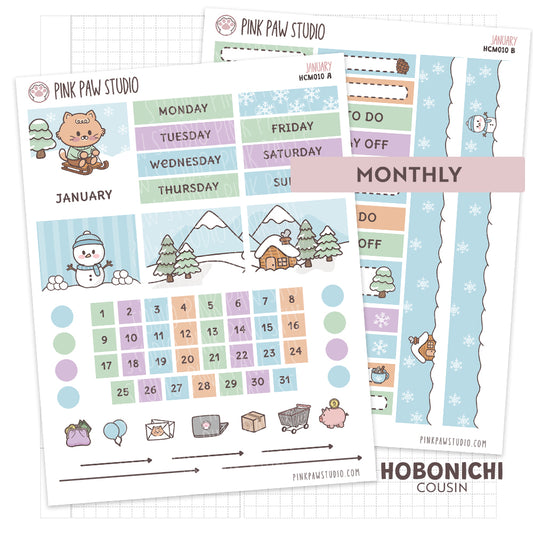 Hobonichi Cousin Monthly- January