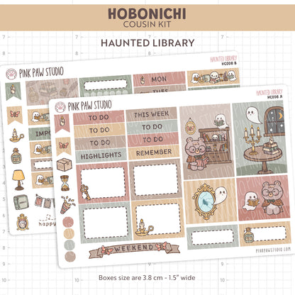 Haunted Library Hobonichi Cousin Kit