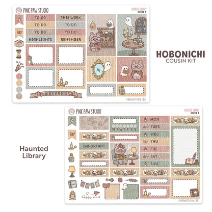 Haunted Library Hobonichi Cousin Kit