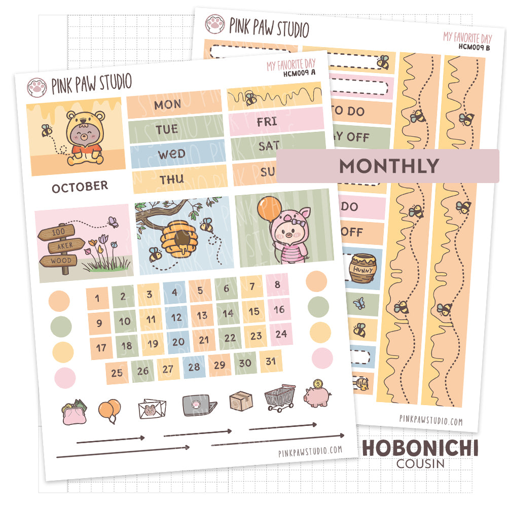 Hobonichi Cousin Monthly- My Favorite Day