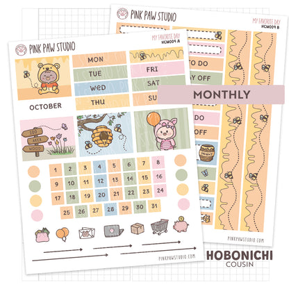 Hobonichi Cousin Monthly- My Favorite Day