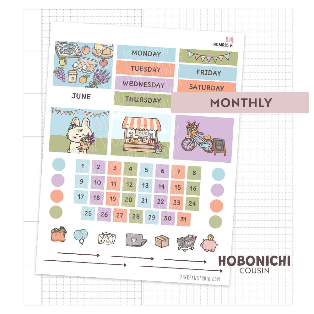 Hobonichi Cousin Monthly- June