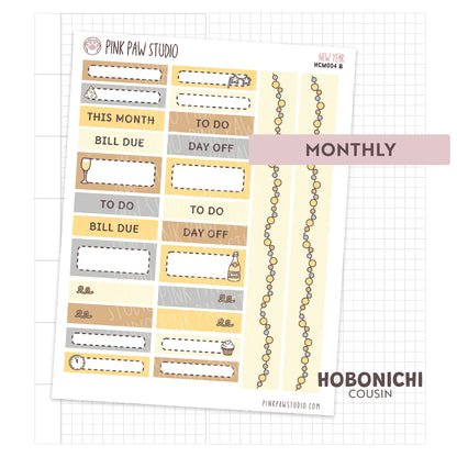 Hobonichi Cousin Monthly- New Year 2026