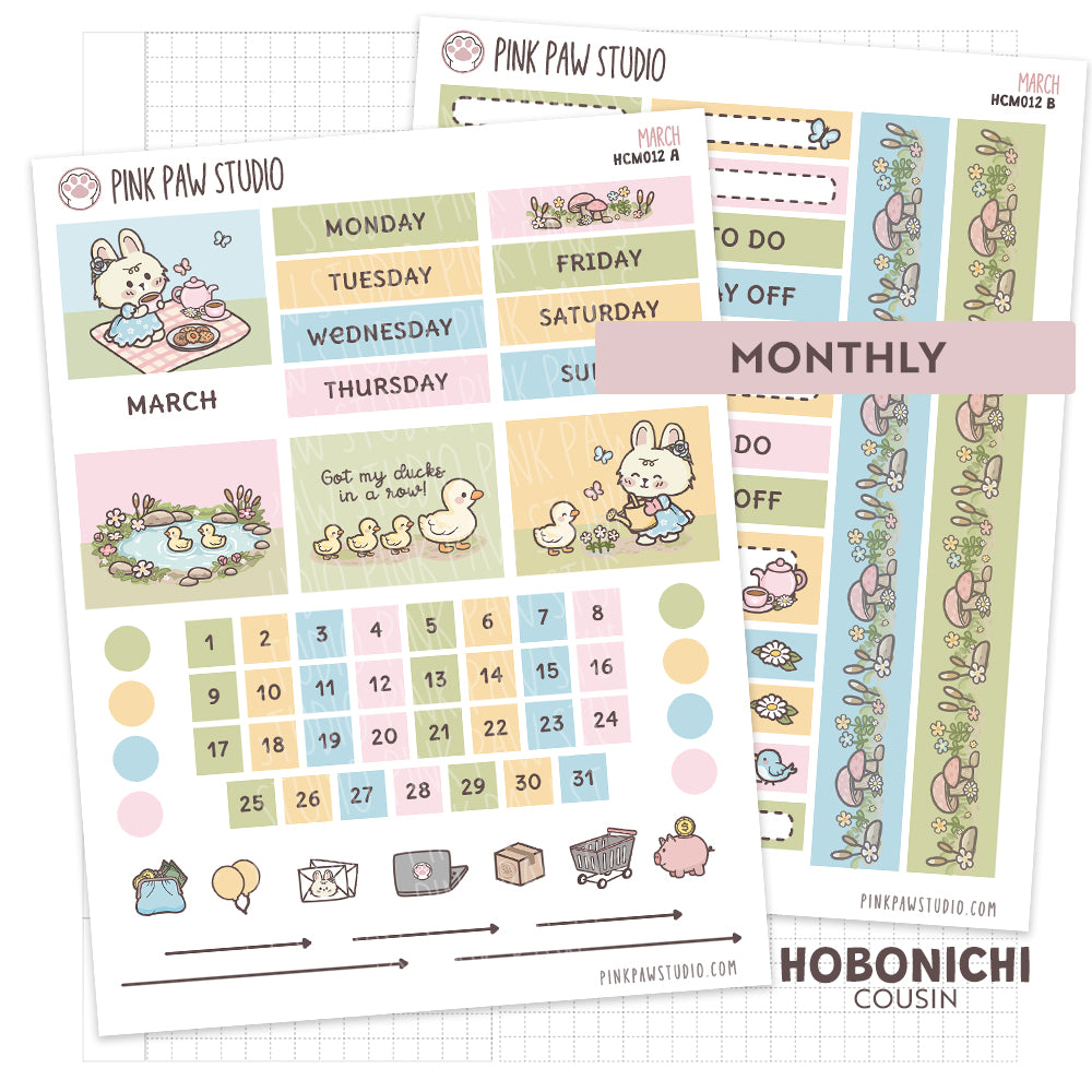 Hobonichi Cousin Monthly- March
