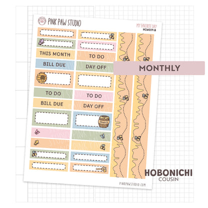 Hobonichi Cousin Monthly- My Favorite Day