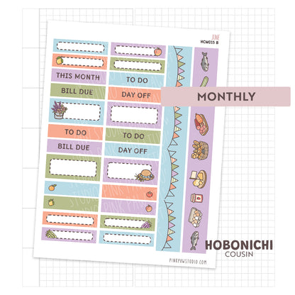 Hobonichi Cousin Monthly- June