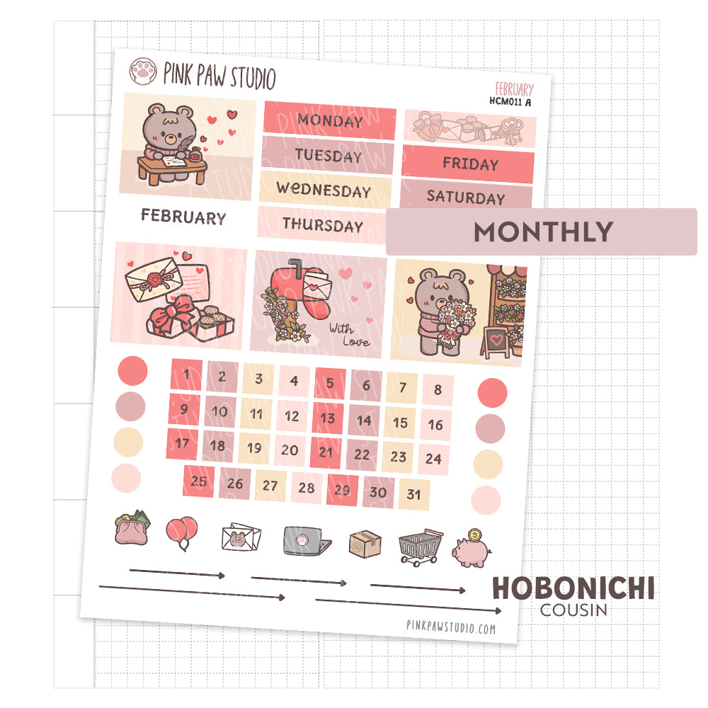 Hobonichi Cousin Monthly- February
