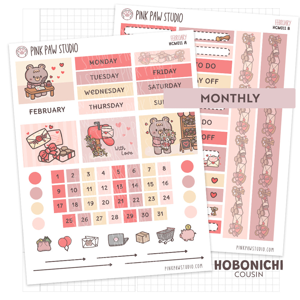 Hobonichi Cousin Monthly- February
