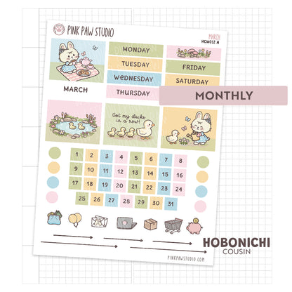 Hobonichi Cousin Monthly- March