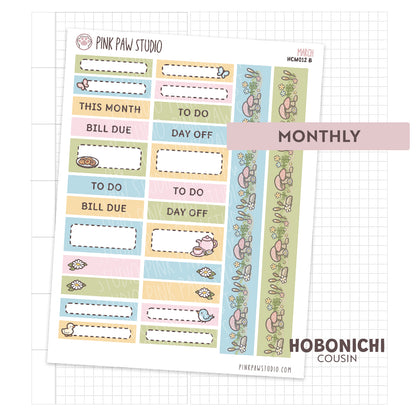 Hobonichi Cousin Monthly- March