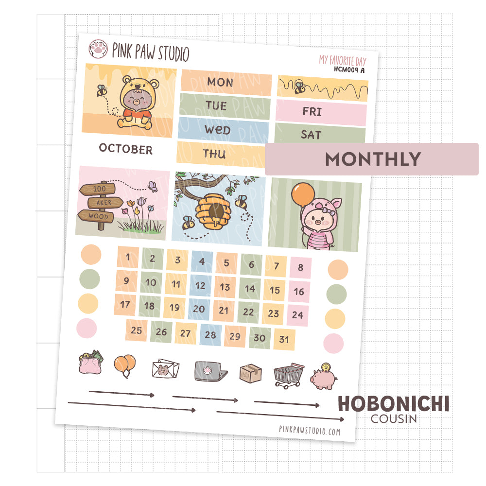 Hobonichi Cousin Monthly- My Favorite Day
