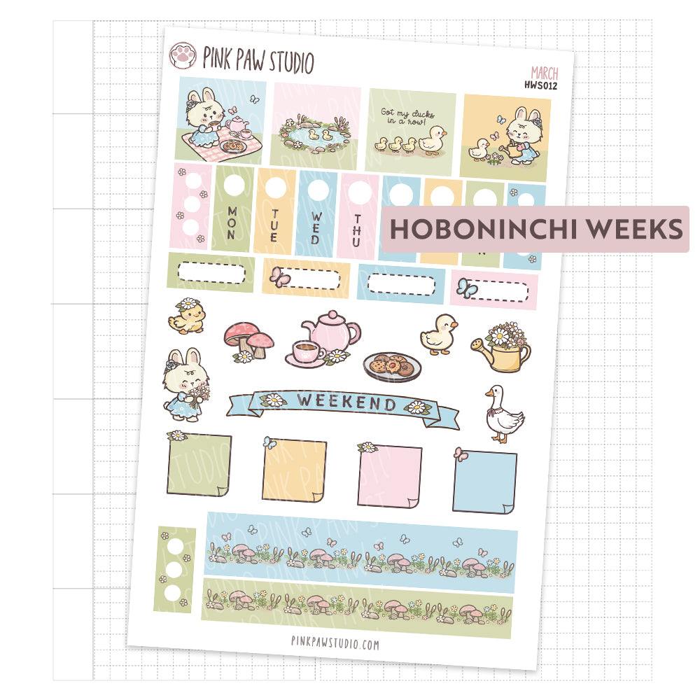 Hobonichi Weeks - March