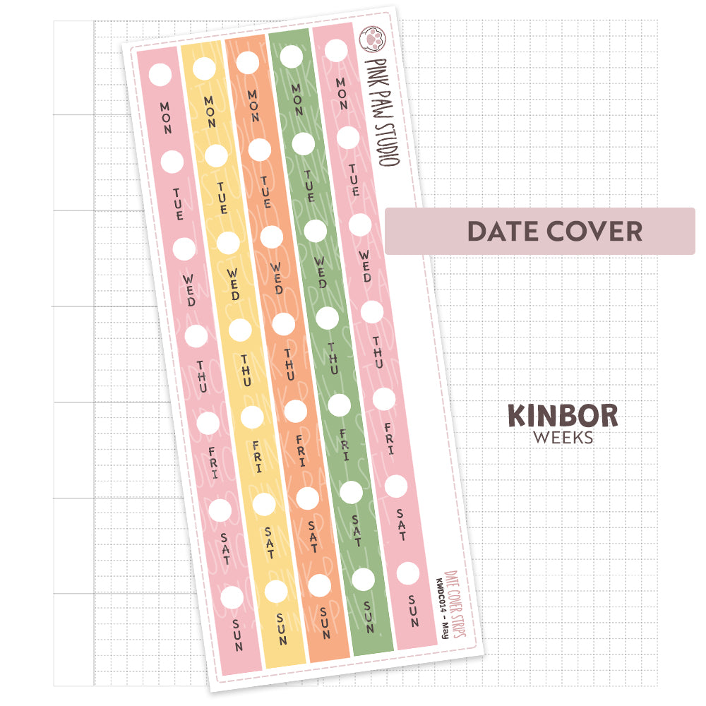 Kinbor Date Covers - May – Pink Paw Studio